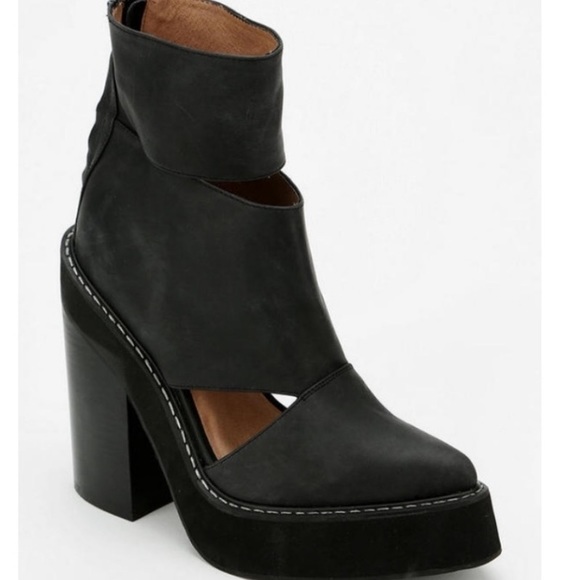SOLD Jeffrey Campbell Feria Cutout Ankle Boot size 8.5 - Picture 2 of 5